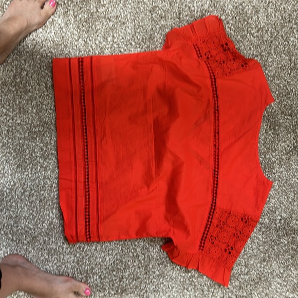 Scotch and Soda size M red lace top - Picture 4 of 4